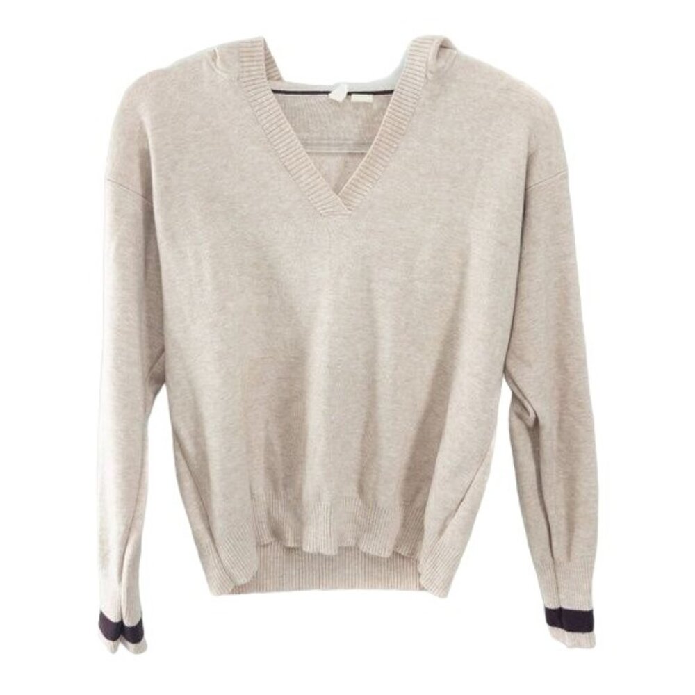 Moth Seward Pink V-Neck Hooded Top - Picture 5 of 8